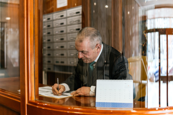 Pförtner in Berlin